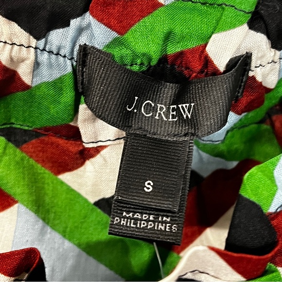 NWT J. Crew Ratti Diamond Off-The-Shoulder Top - Picture 4 of 9